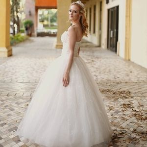White Sparkly Wedding Dress